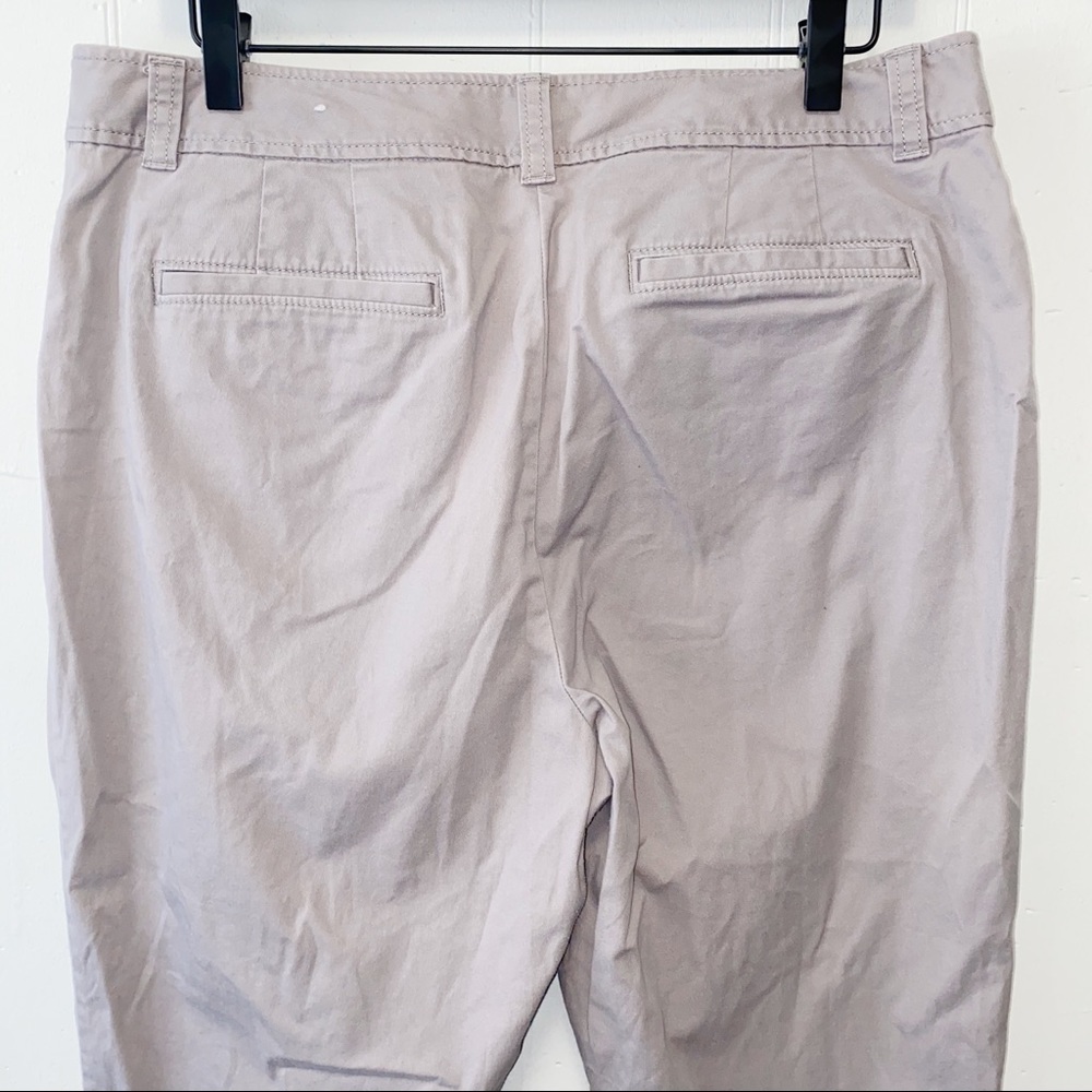 Loft Gray Curvy Crop Pants - Picture 5 of 7